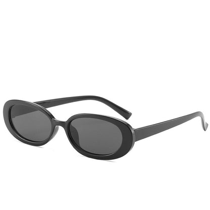 SLIM OVAL SUNGLASSES