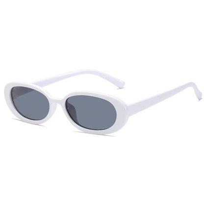 SLIM OVAL SUNGLASSES