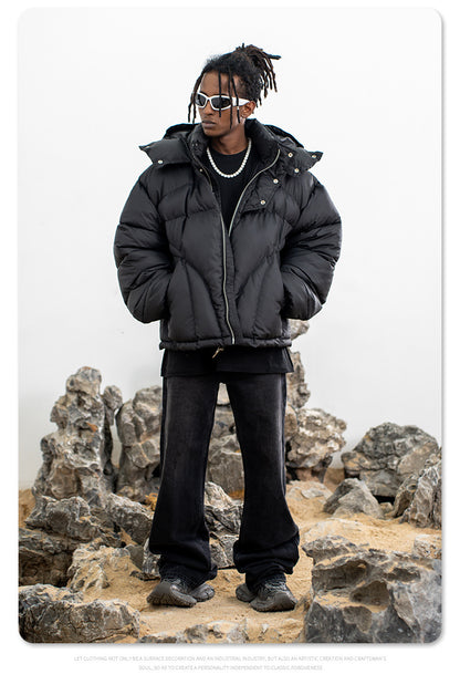 BLACK PUFFER JACKET