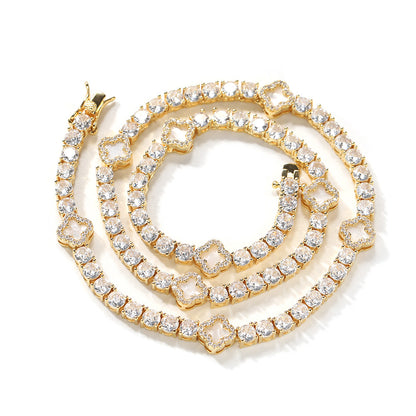 MIDNIGHT CLOVER CHAIN GOLD -  MULTICOLOR