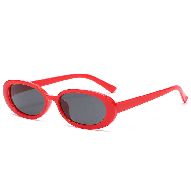 SLIM OVAL SUNGLASSES